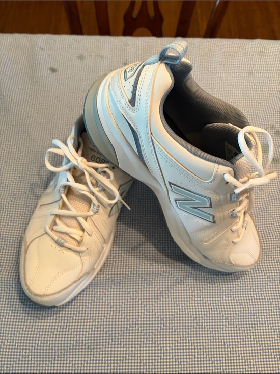 New Balance Shoes - New Balance 608 Women's White and Light Gray Athletic Sneakers Women’s 12W